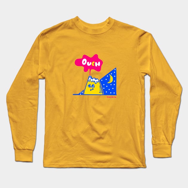 OUCH Long Sleeve T-Shirt by Irina's Family Art Circle 